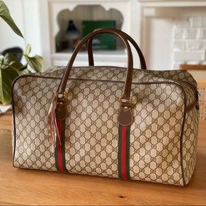 Gucci - Monogram Large Duffel Travel Bag